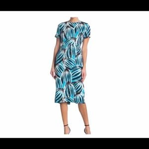 DVF - Silk Blend Floral Print Dress - Size 4 NWT